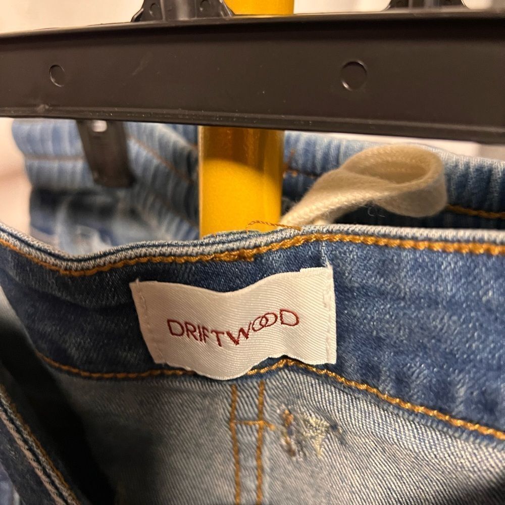 Driftwood x Free People Embroidered Denim Joggers - Picture 5 of 6